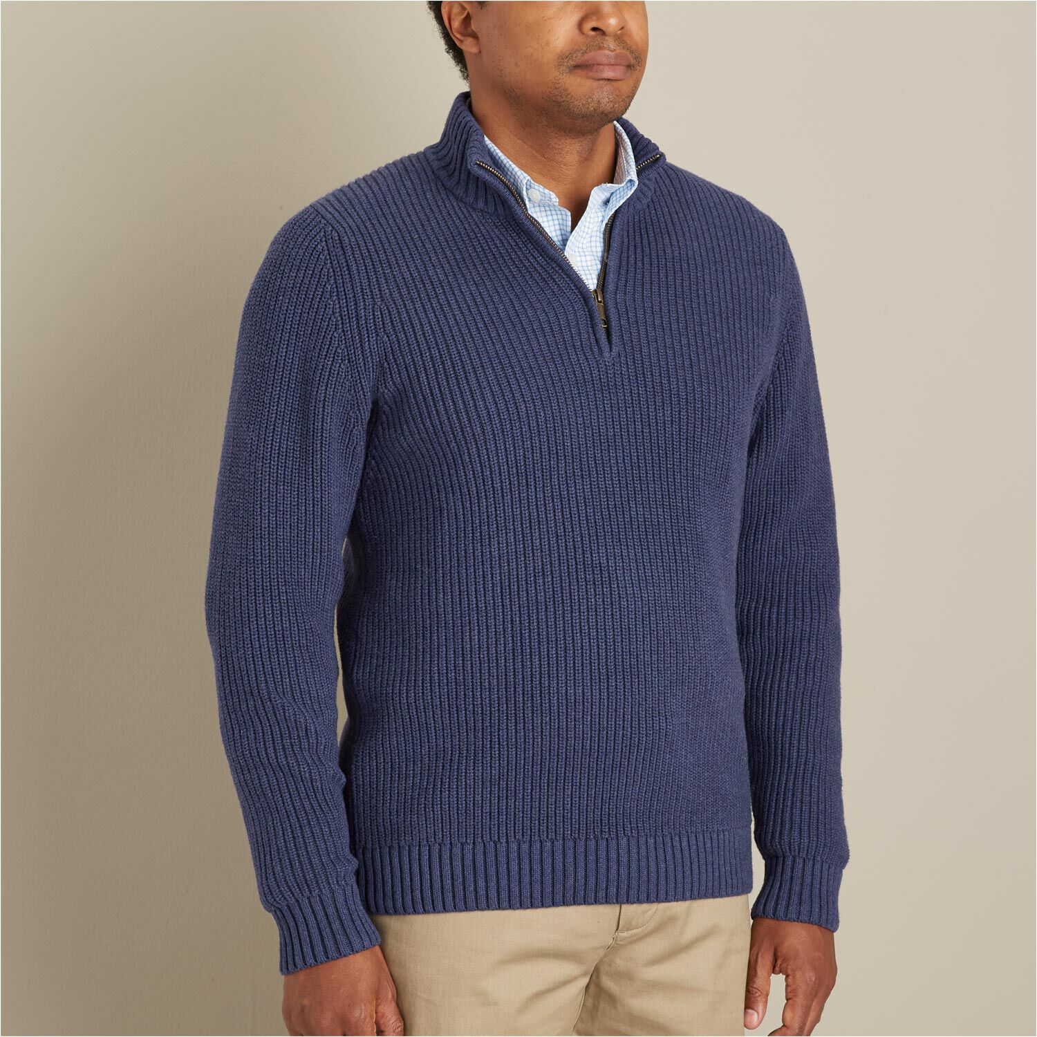 Men's Burly Retirement 1/4-Zip Mock Neck | Duluth Trading Company