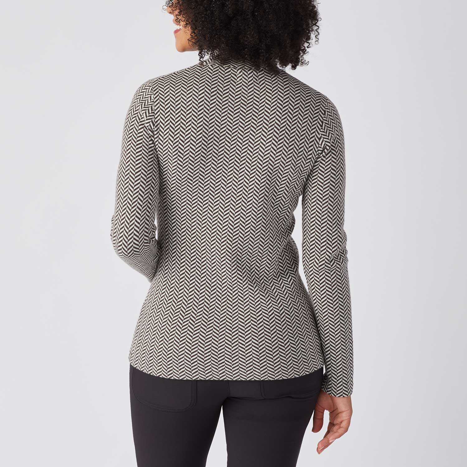 Women's S'no Sweat Festive Mockneck Sweater | Duluth Trading Company