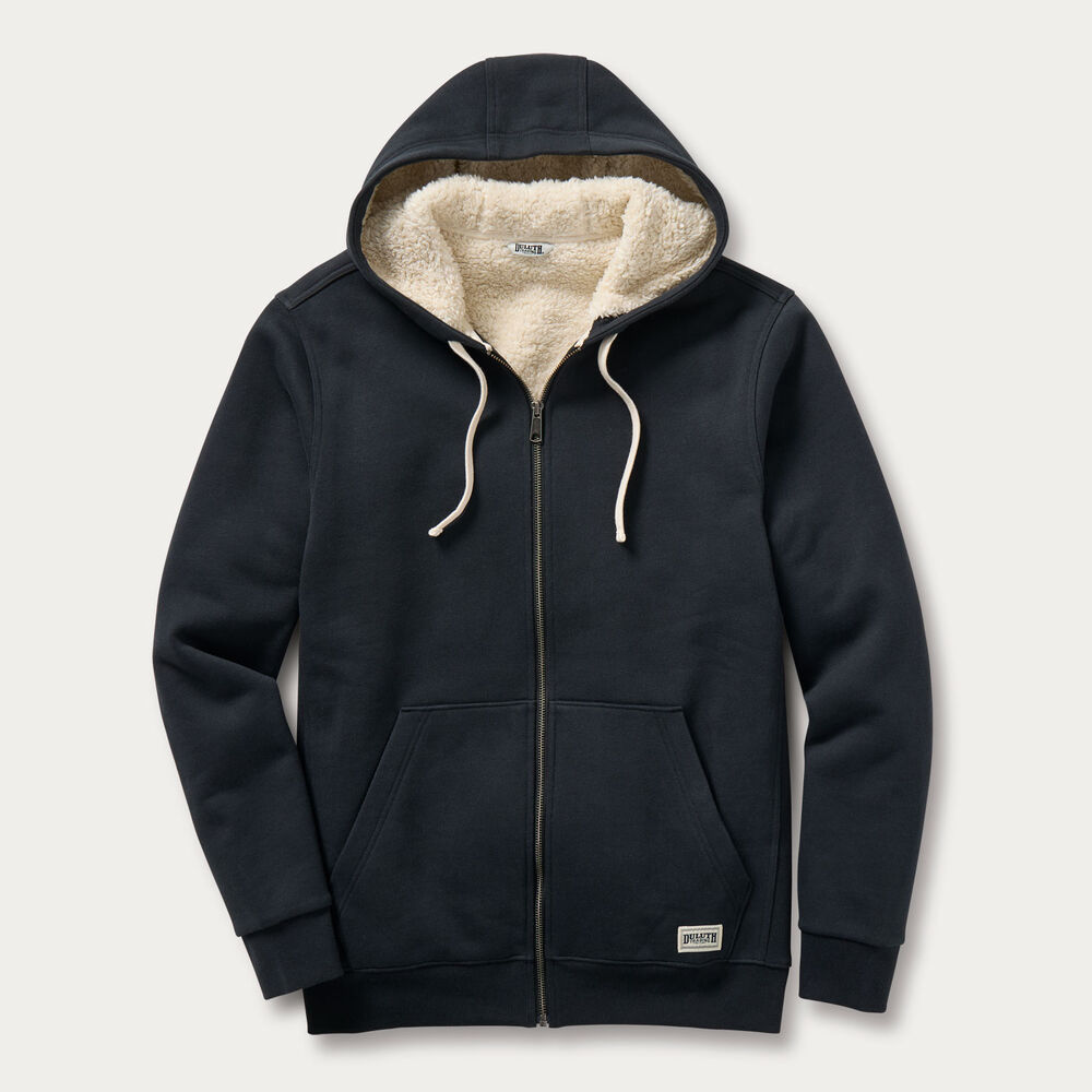 Men's Souped-Up Sweats Sherpa Lined Full-Zip Hoodie Main Image