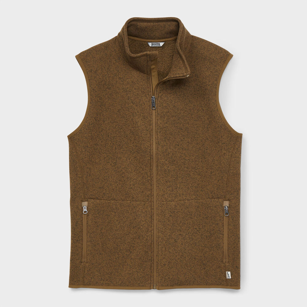 Men's Sweater Fleece Zip Vest Main Image