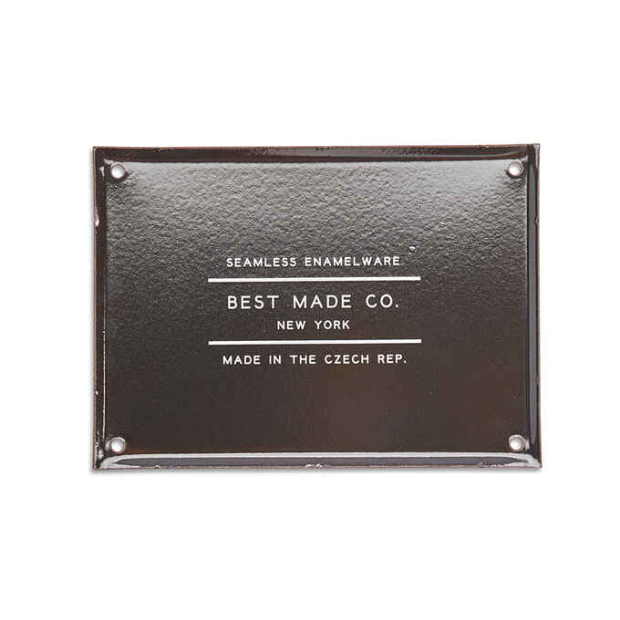 Best Made No Fire Without a Match Enamel Sign