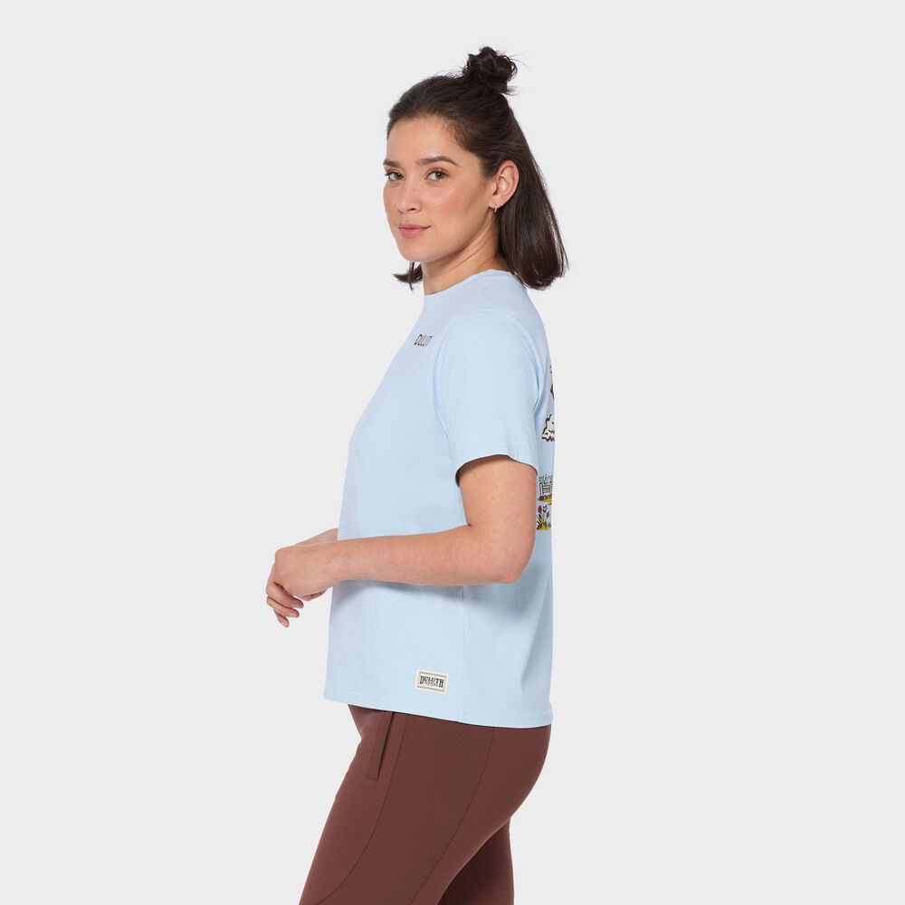 Women's Duluth Heritage Washed Crewneck Tee Main Image