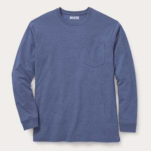 Men's Longtail T Standard Fit Long Sleeve Pocket Crew