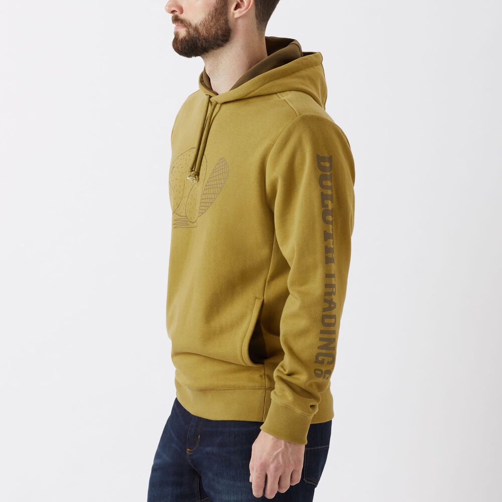 Men's Midweight Relaxed Fit Pullover Hoodie Sweatshirt Main Image