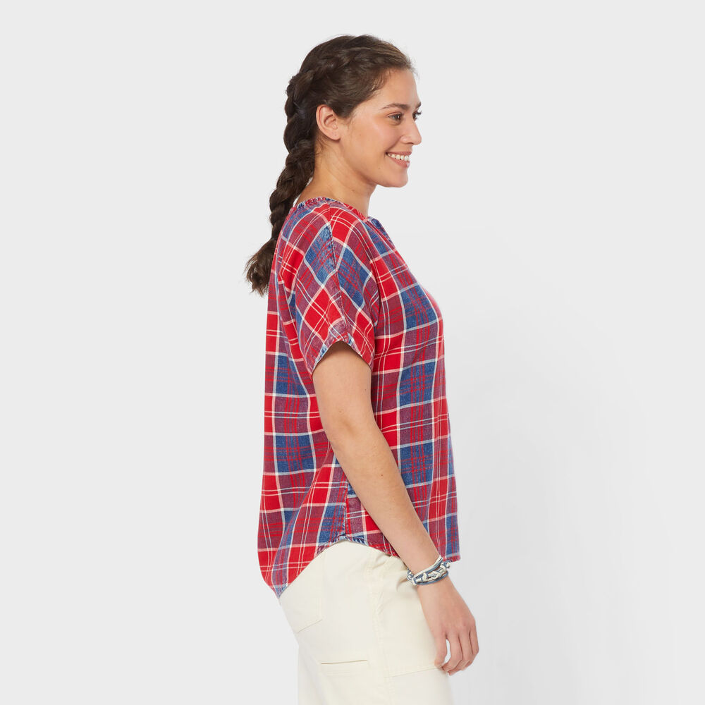 Women's Indigo Twill SS Shirt Main Image