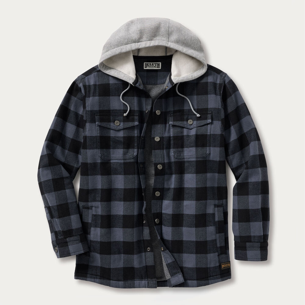 Men's Flapjack Relaxed Fit Hooded Shirt Jac Main Image