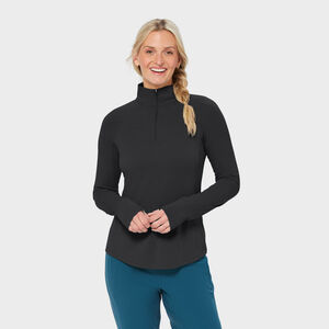 Women's Seawool Long Sleeve 1/4 Zip Mockneck