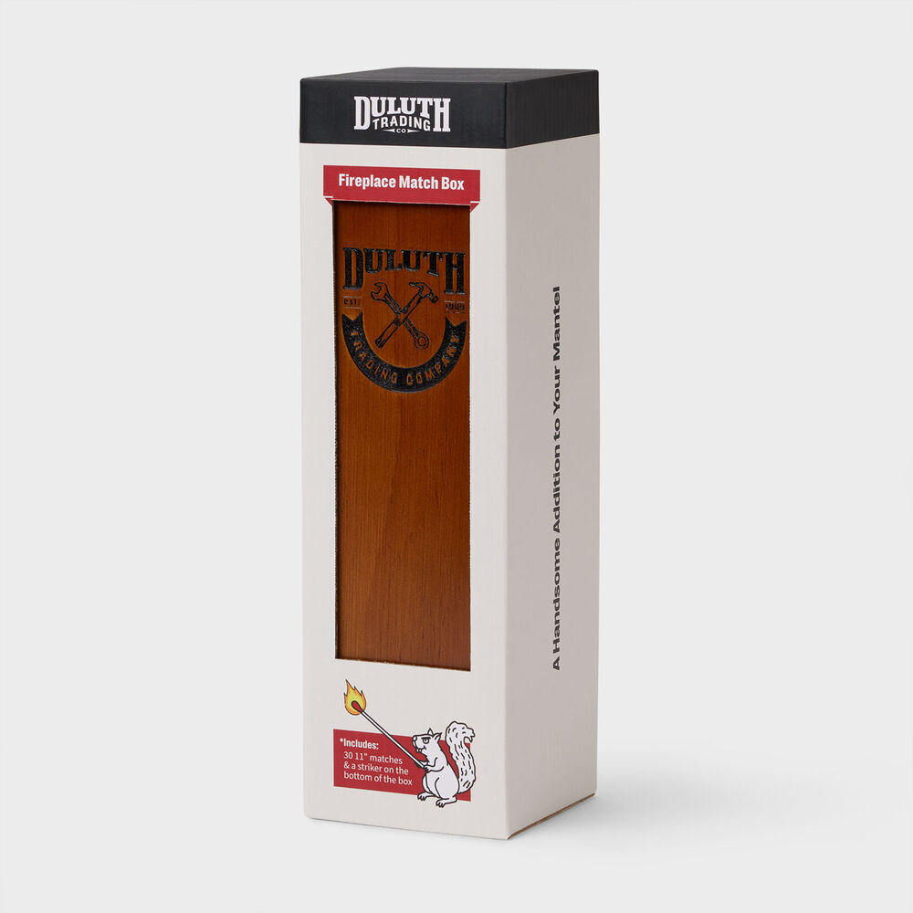 Duluth Trading Fireplace Match Box Main Image