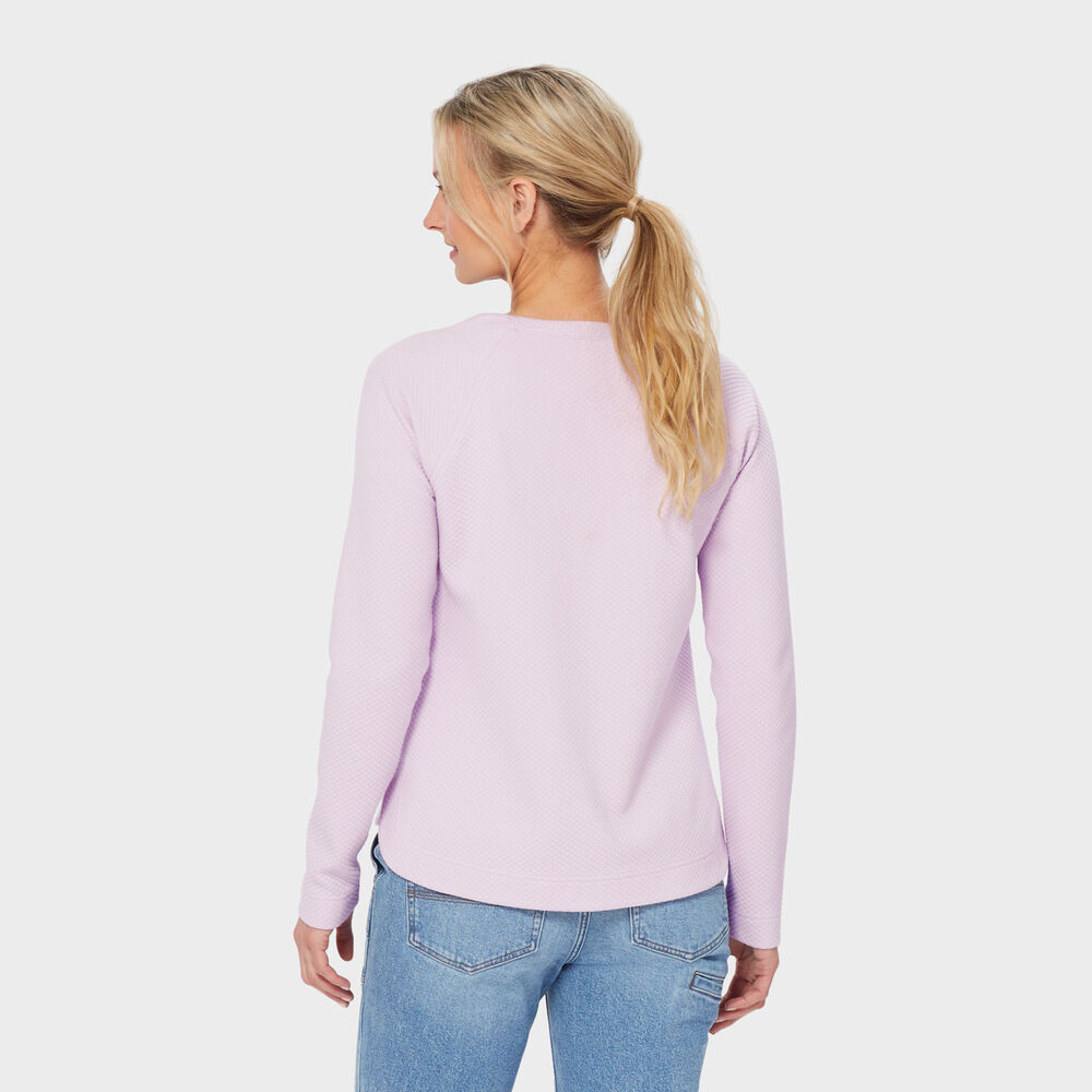 Women's AirLoc Quilted Crew Pullover Main Image