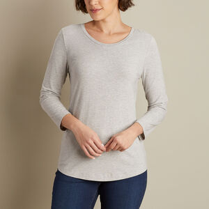 Women's Pima Cotton Willow Knit 3/4 Sleeve Shirt