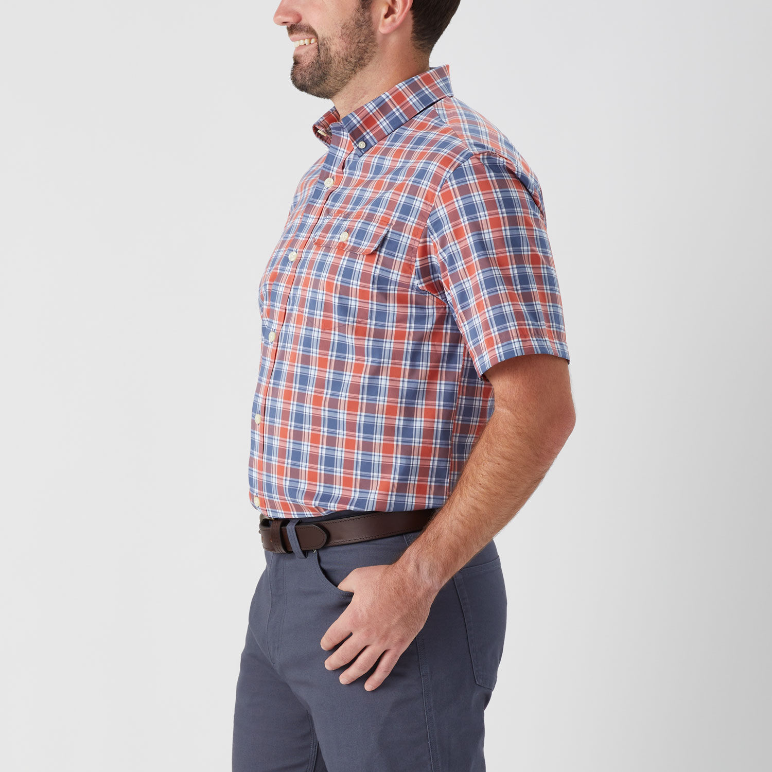 Men's Wrinklefighter COOLMAX Short Sleeve Shirt | Duluth Trading