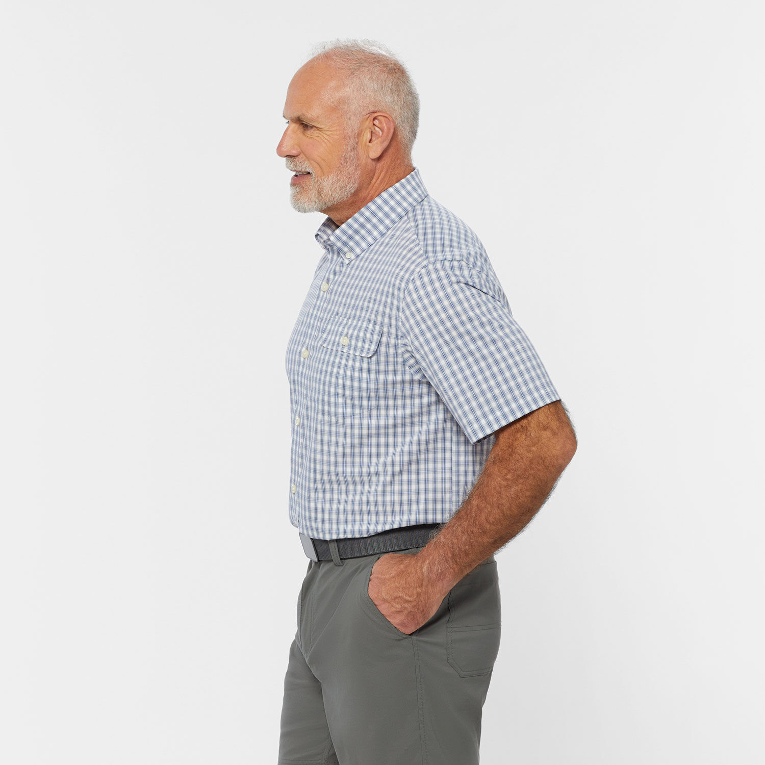 【ARAN】FATIGUE 46 - COOL MAX TWILL Men's Wrinklefighter COOLMAX Short Sleeve Shirt | Duluth Trading