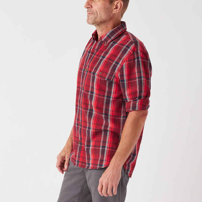 Men's Best Made Long Sleeve Standard Madras Plaid Shirt
