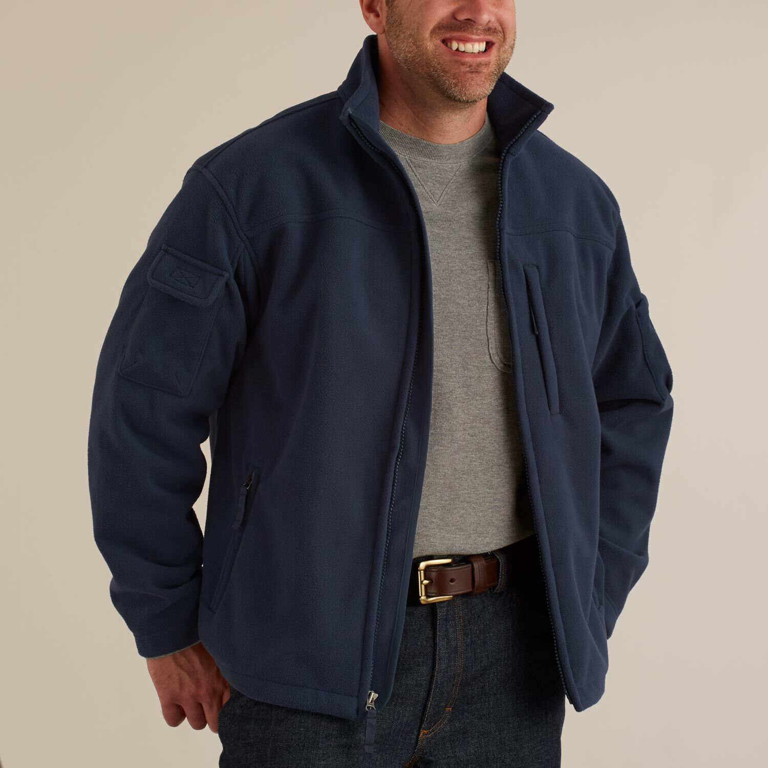 Duluth Trading Co Shoreman Mens Fleece Jacket SZ 2XLT Green Full Zip ...
