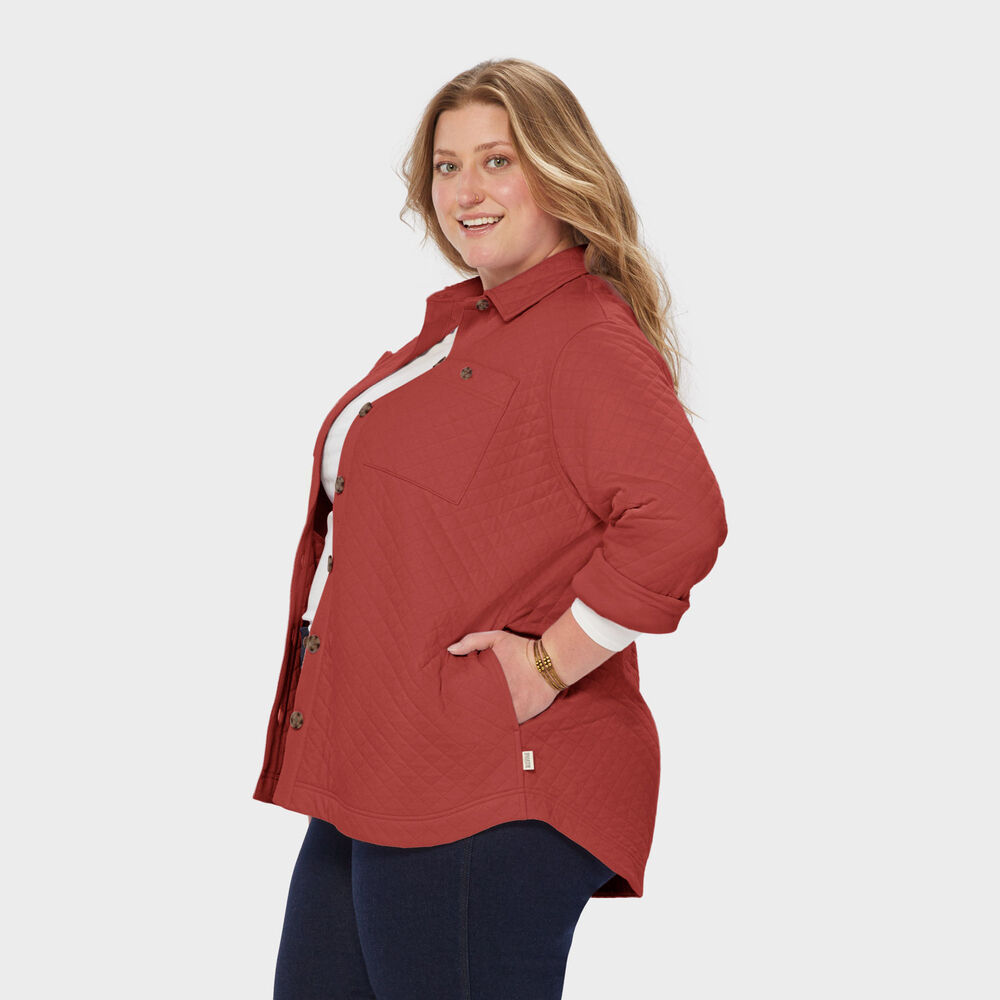 Women's Plus AirLoc Quilted Shirt Jac Main Image