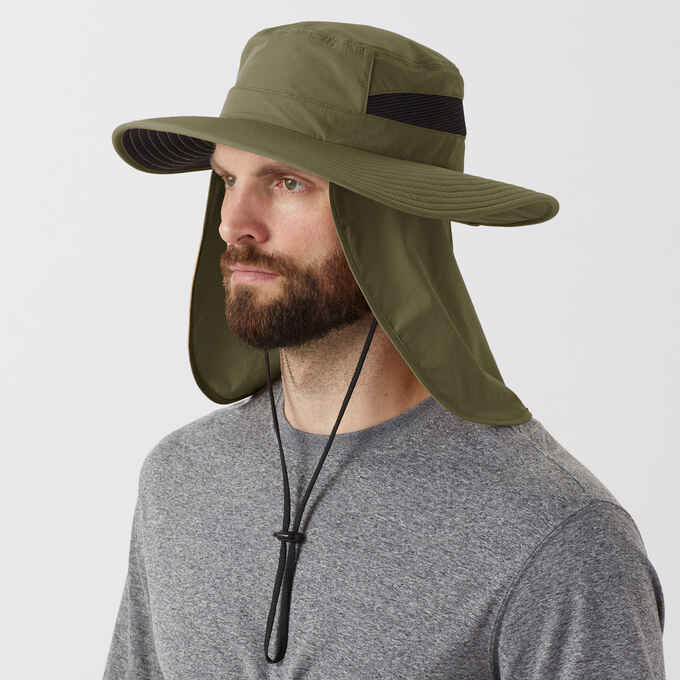 Men's Lightweight Crusher Convertible Sun Cape Hat