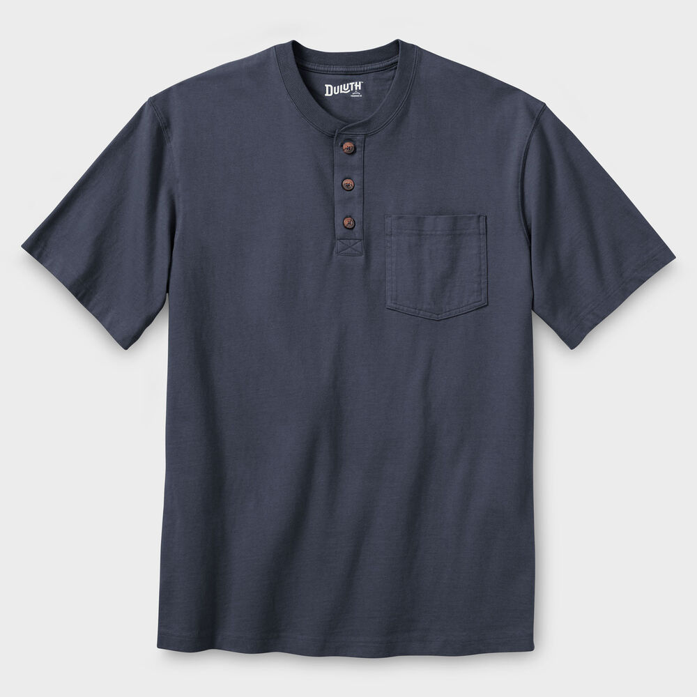 Men's Longtail T Relaxed Fit Short Sleeve Pocket Henley Main Image