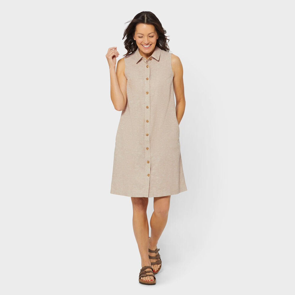 Women's Overeasy Lightweight Hemp Shirtdress Main Image