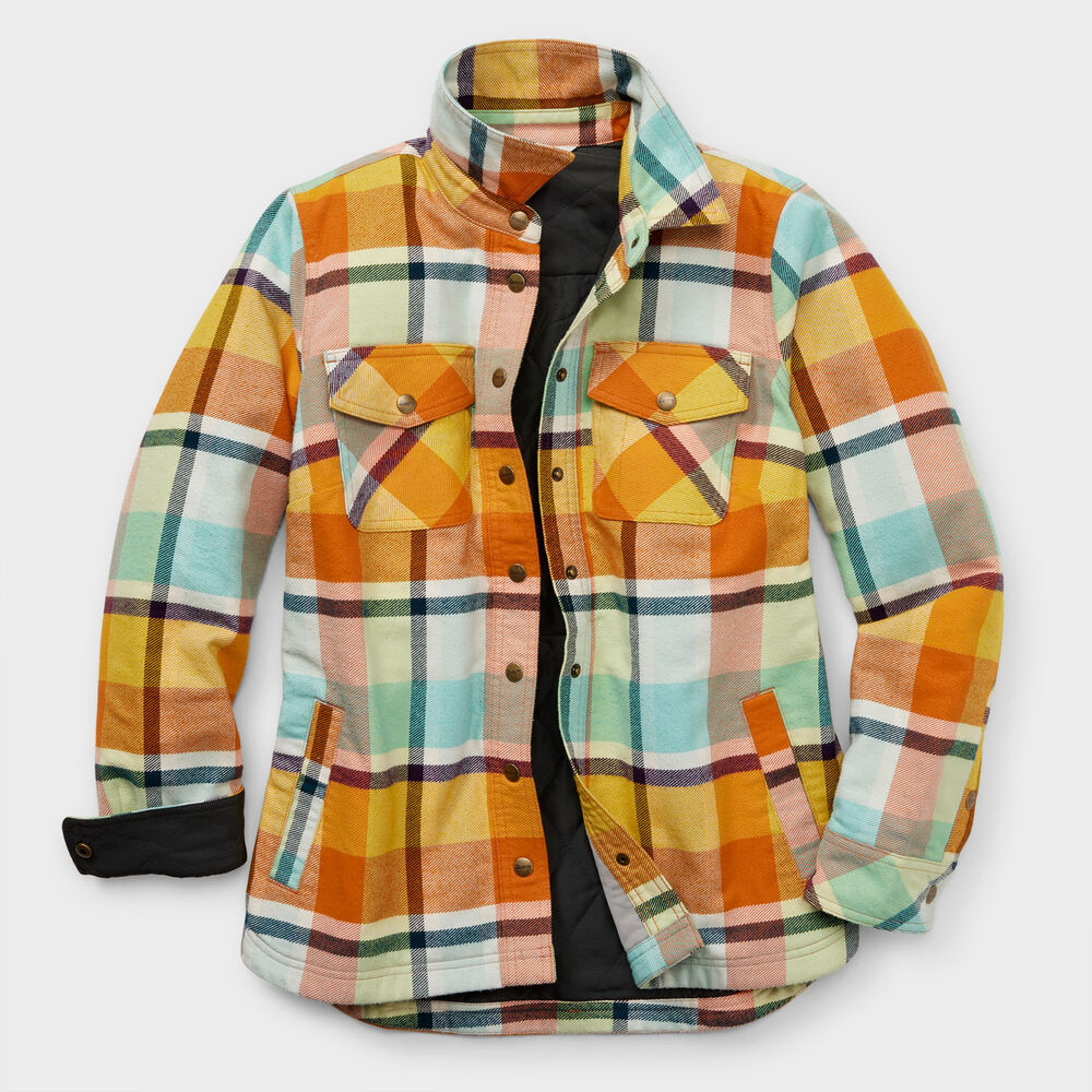 Women's Folklore Flannel Insulated Shirt Jac Main Image