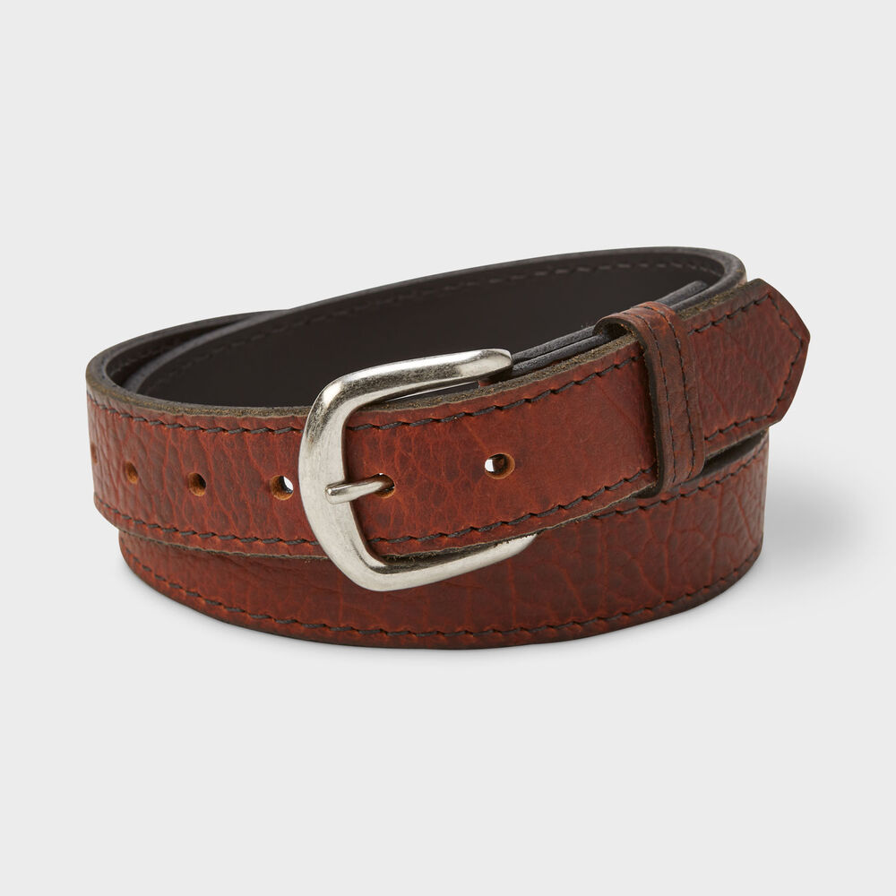 Men's Bison Leather Belt Main Image
