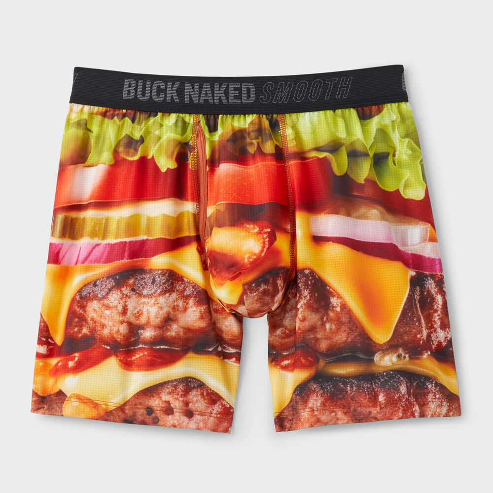 Men's Buck Naked Smooth Boxer Briefs Main Image