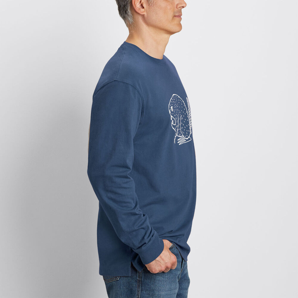 Men's Longtail T Angry Beaver Logo Long Sleeve Main Image