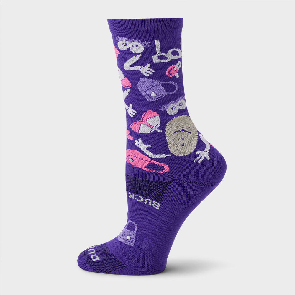 Women's Buck Naked Crew Socks Main Image