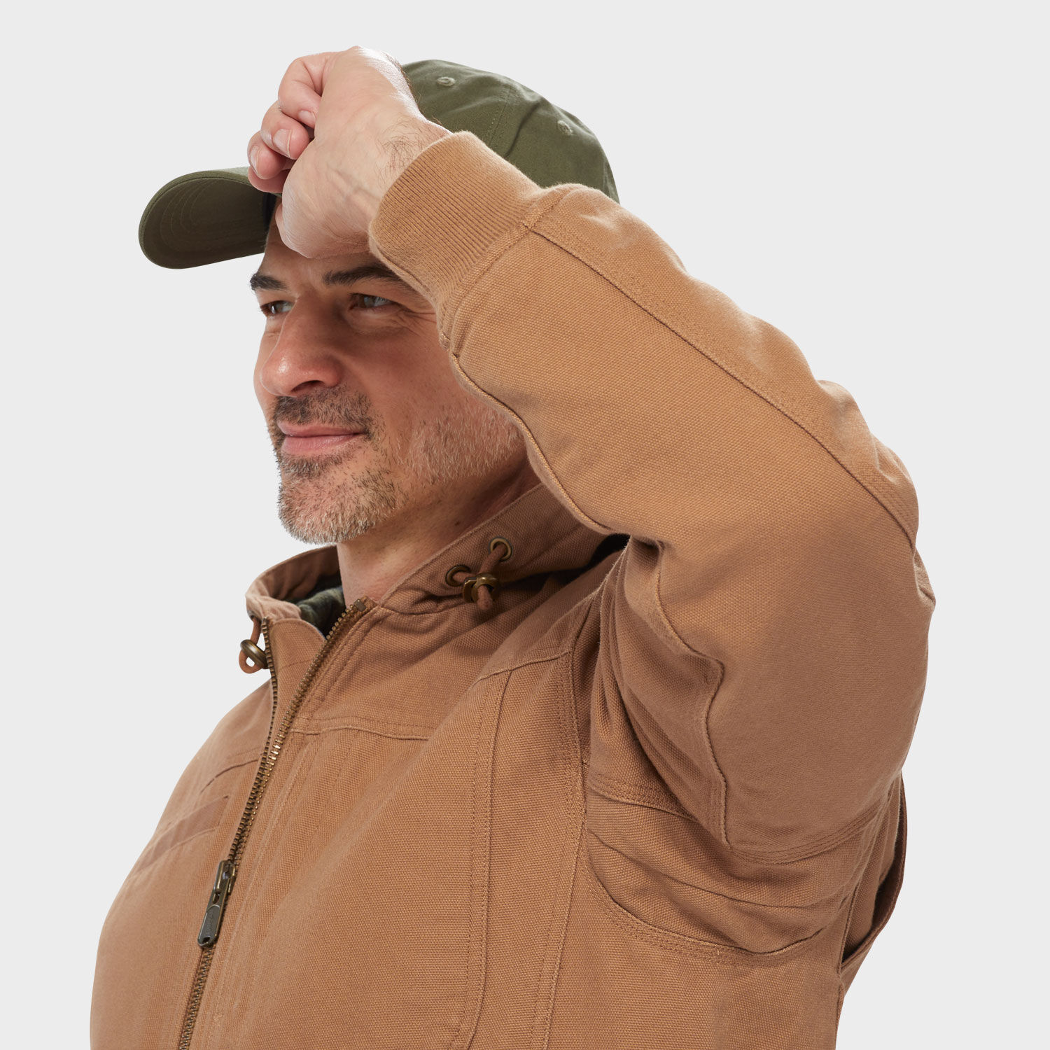 Men's Fire Hose Flannel-Lined Hooded Action Jac | Duluth Trading