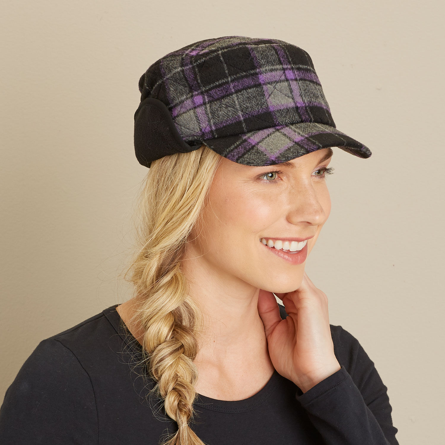 Women's Plaid Quilted Trapper | Duluth Trading Company