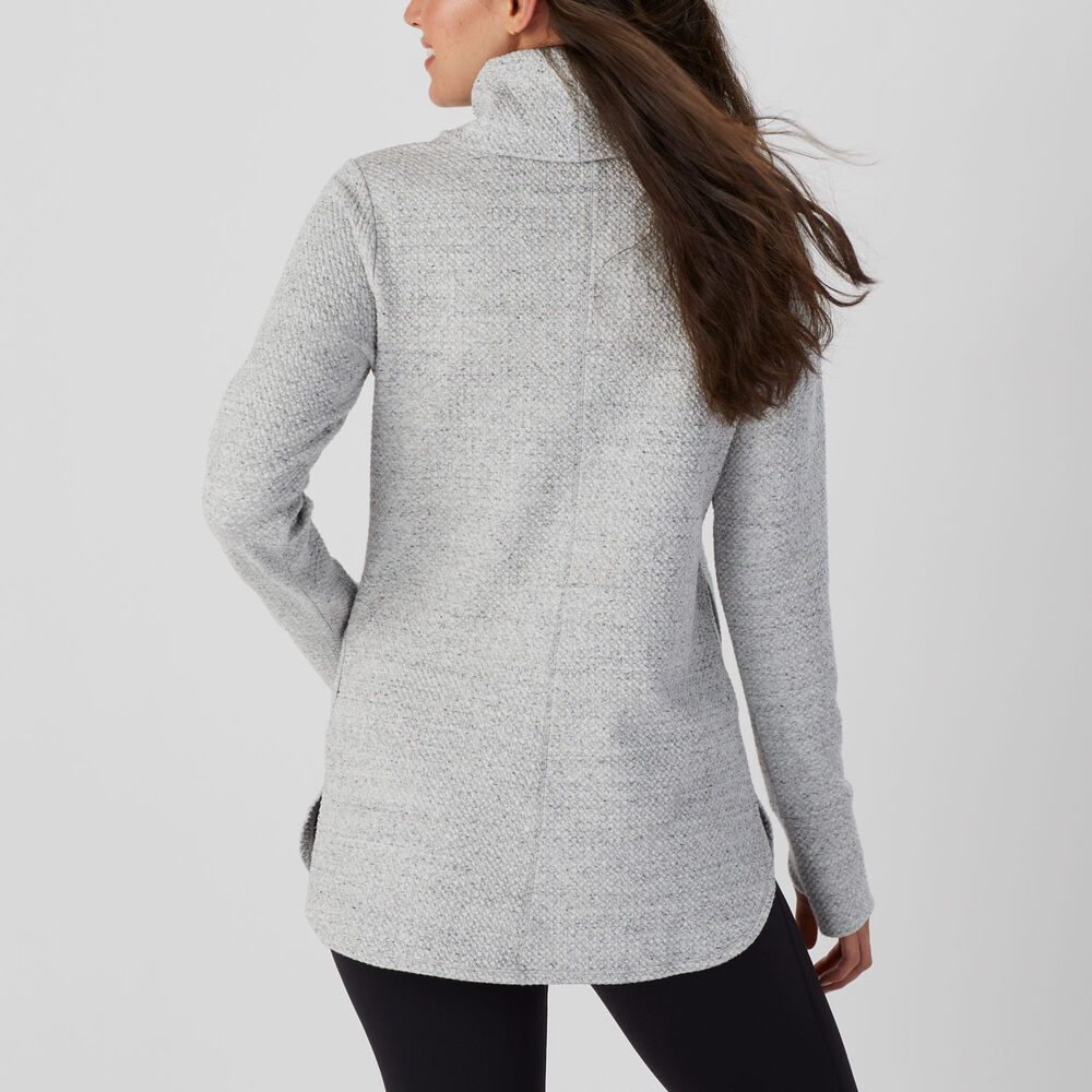 Women's Textured Jacquard Funnelneck Tunic Main Image