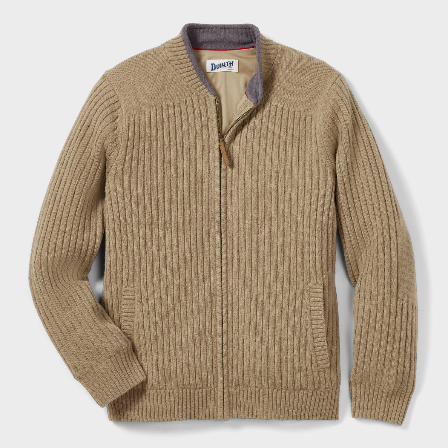 Shetland Wool Windproof Zip Sweater | Duluth Trading Company