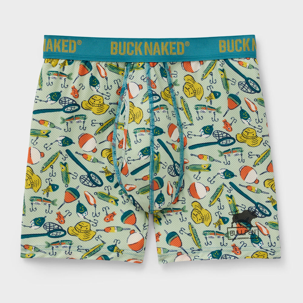 Men's Buck Naked Pattern Bullpen Boxer Briefs Main Image