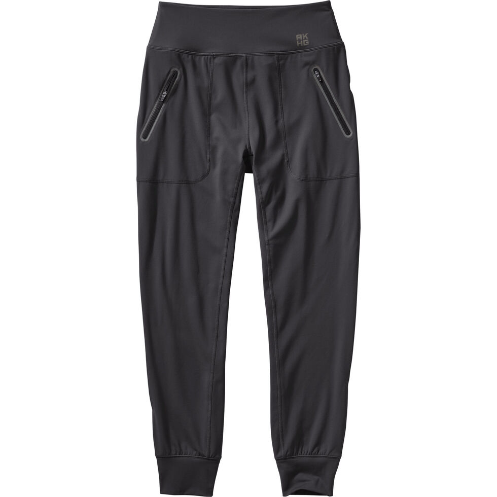 LULULEMON Jogger Pant Drawstring Back Zip Pockets Gray Women's