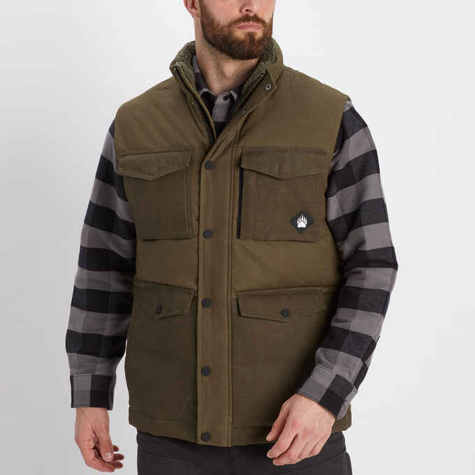 Men's AKHG Claimstake Waxed Insulated Vest