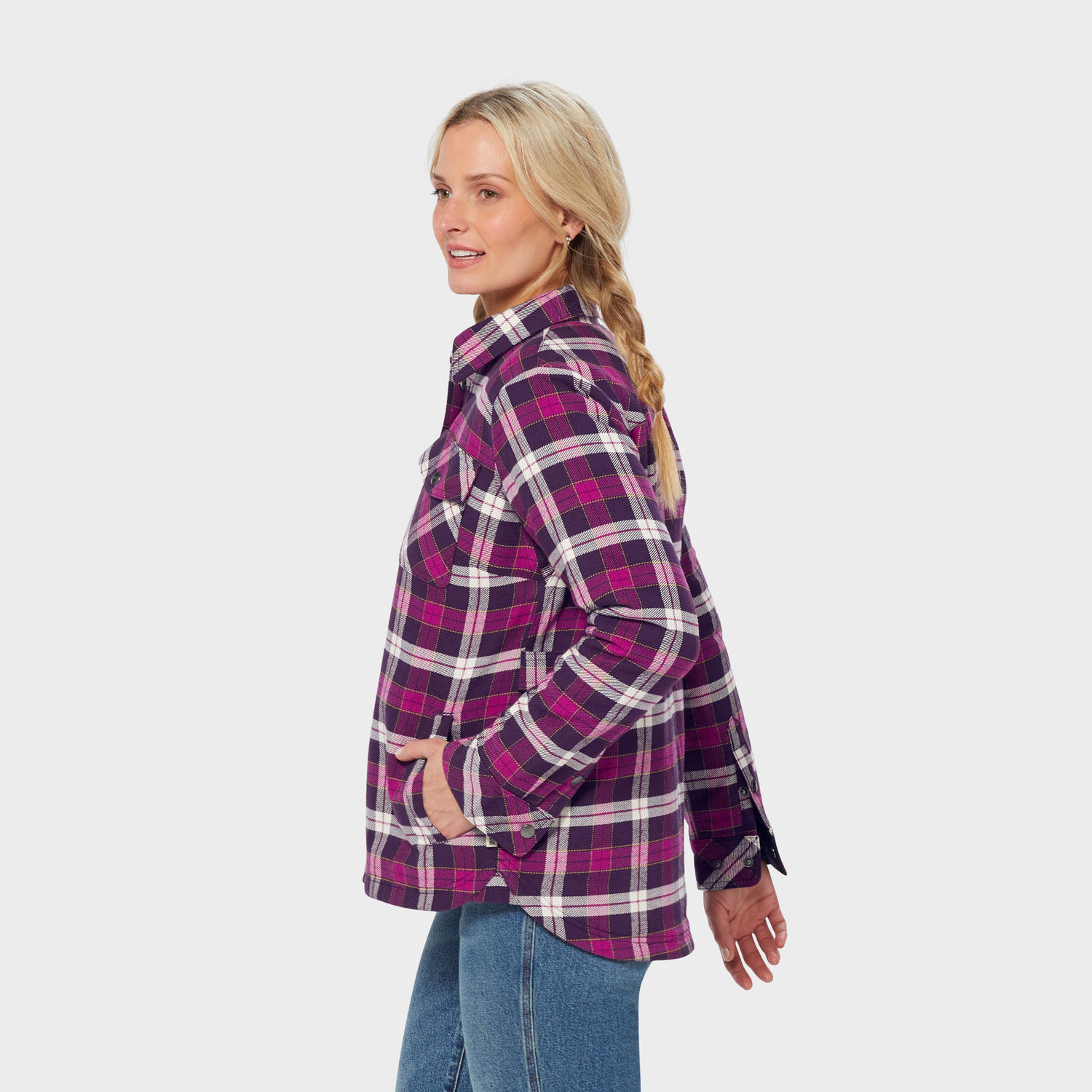 Women's Folklore Flannel Insulated Shirt Jac | Duluth Trading Company