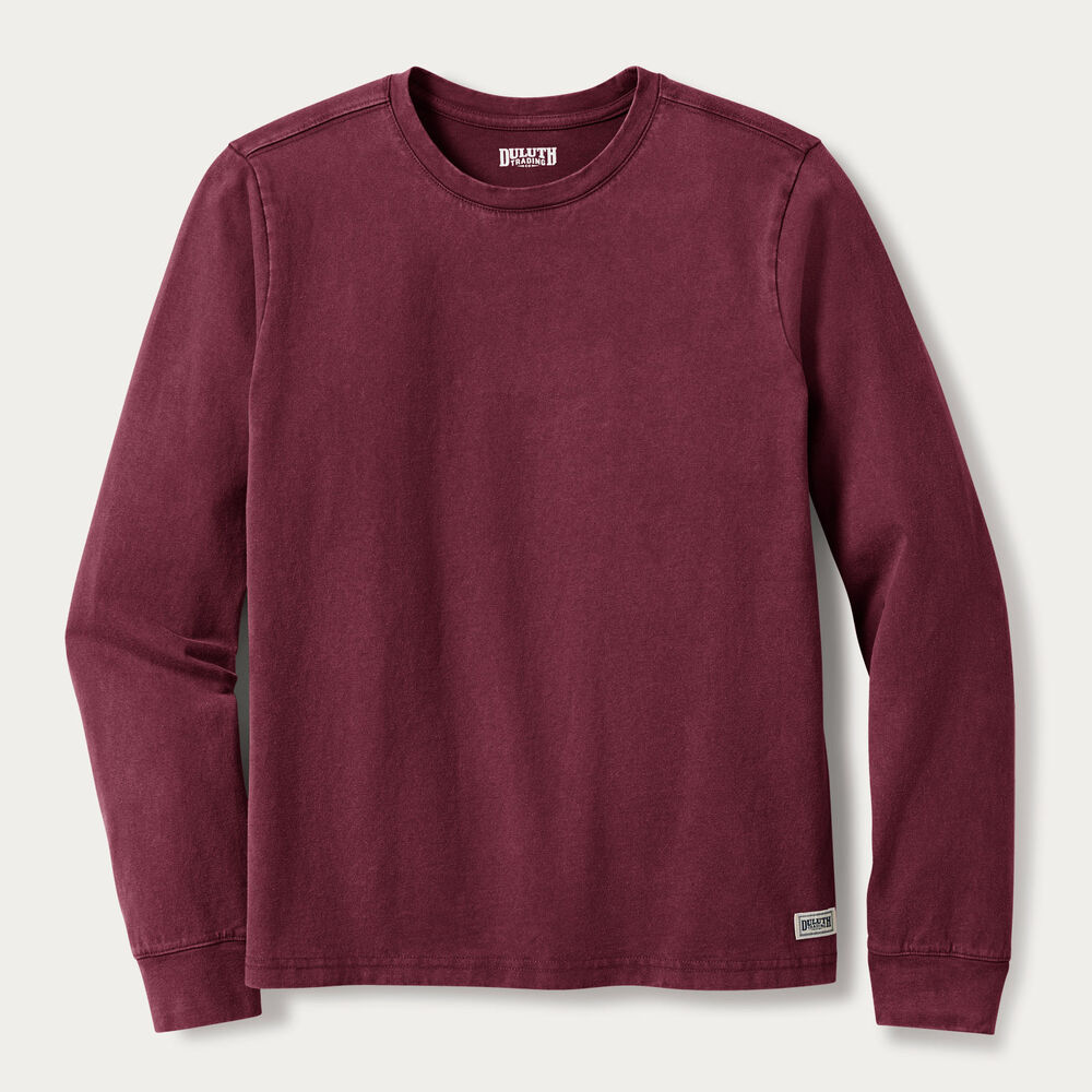 Women's Duluth Heritage Washed Crewneck Long Sleeve Main Image