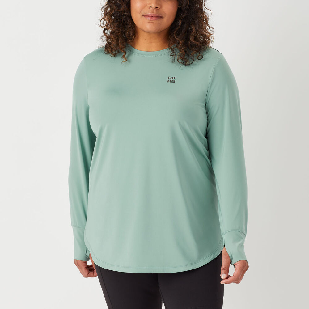 Women's Plus AKHG Burn Off Long Sleeve Sun Shirt Main Image