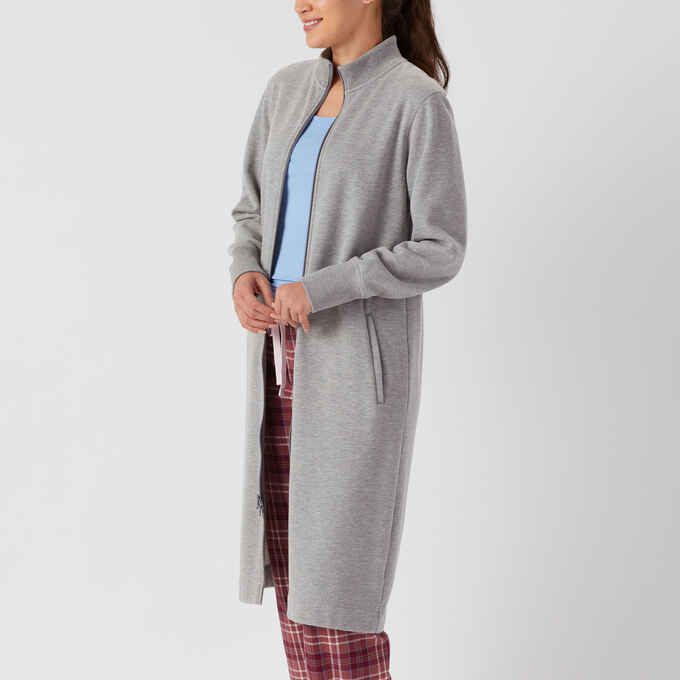 Women's Souped-Up Fleece Zip Up Robe