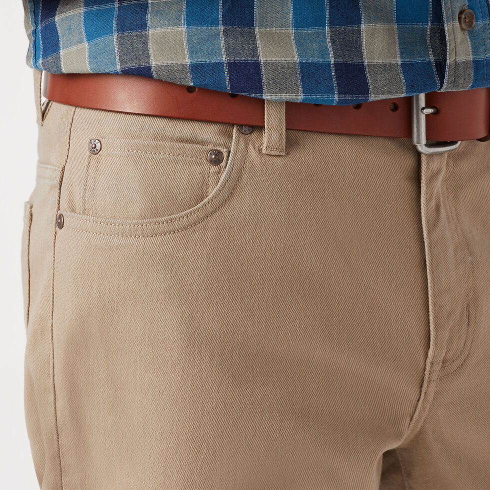 5-Pocket Regular Fit 13.5 oz Twill Pants - Boston Brown