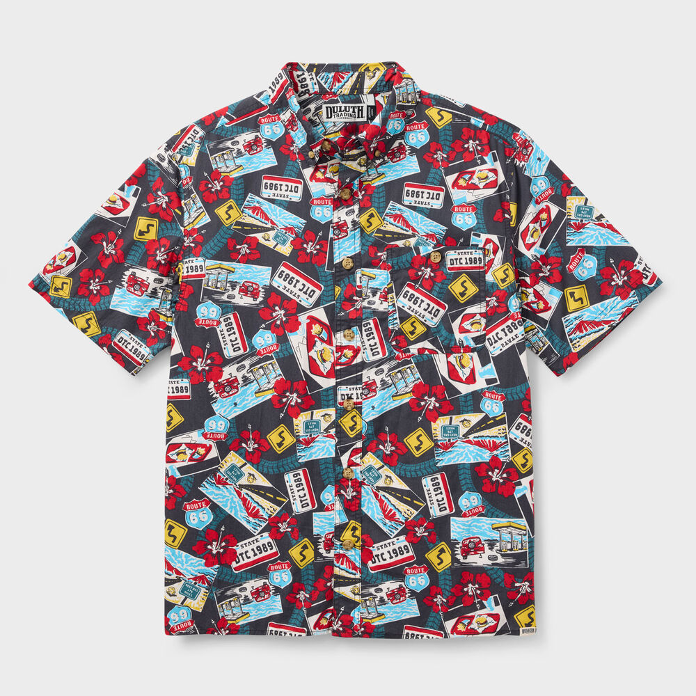 Men's BBQ Relaxed Fit Short Sleeve Shirt Main Image