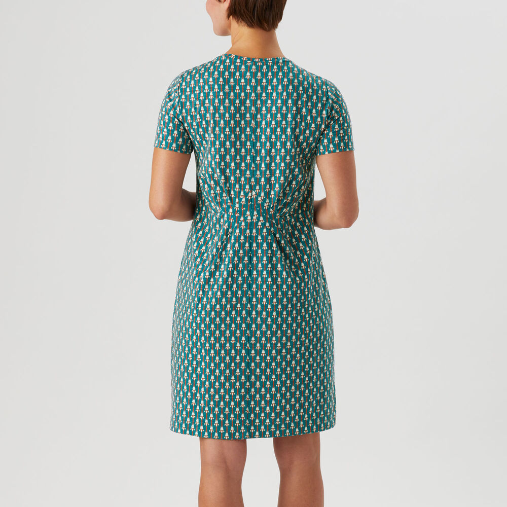 Women's To 'n' Flow Pleated Back Short Sleeve Dress Main Image