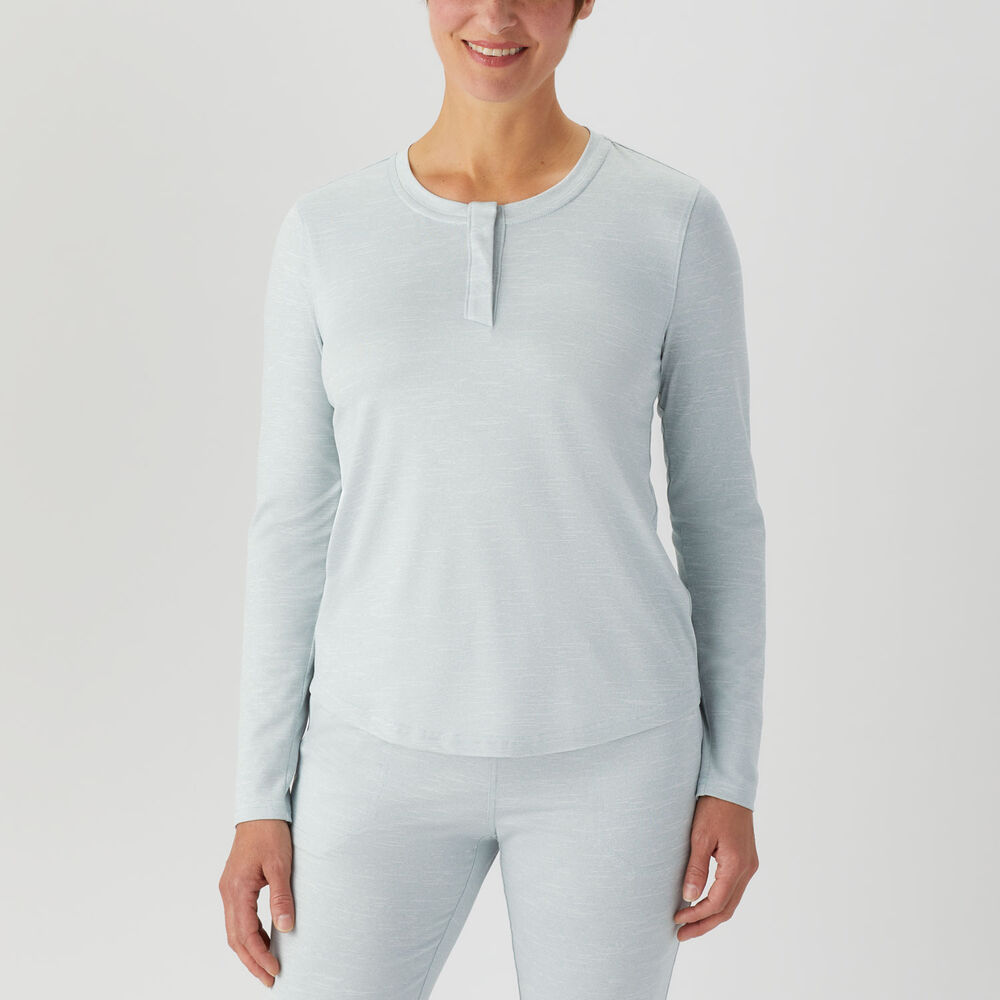 Women's recovIR Sleep Long Sleeve Henley Main Image