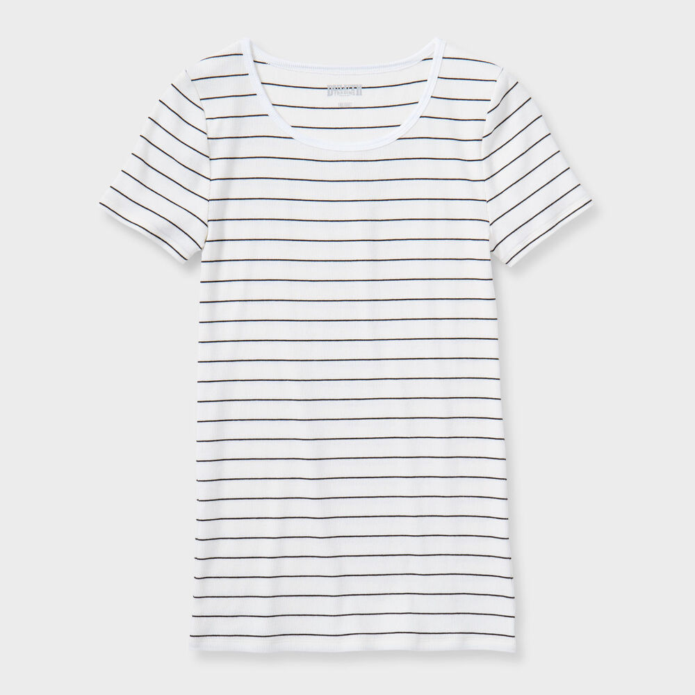 Women's No-Yank Luxe Rib Short Sleeve Tee Main Image