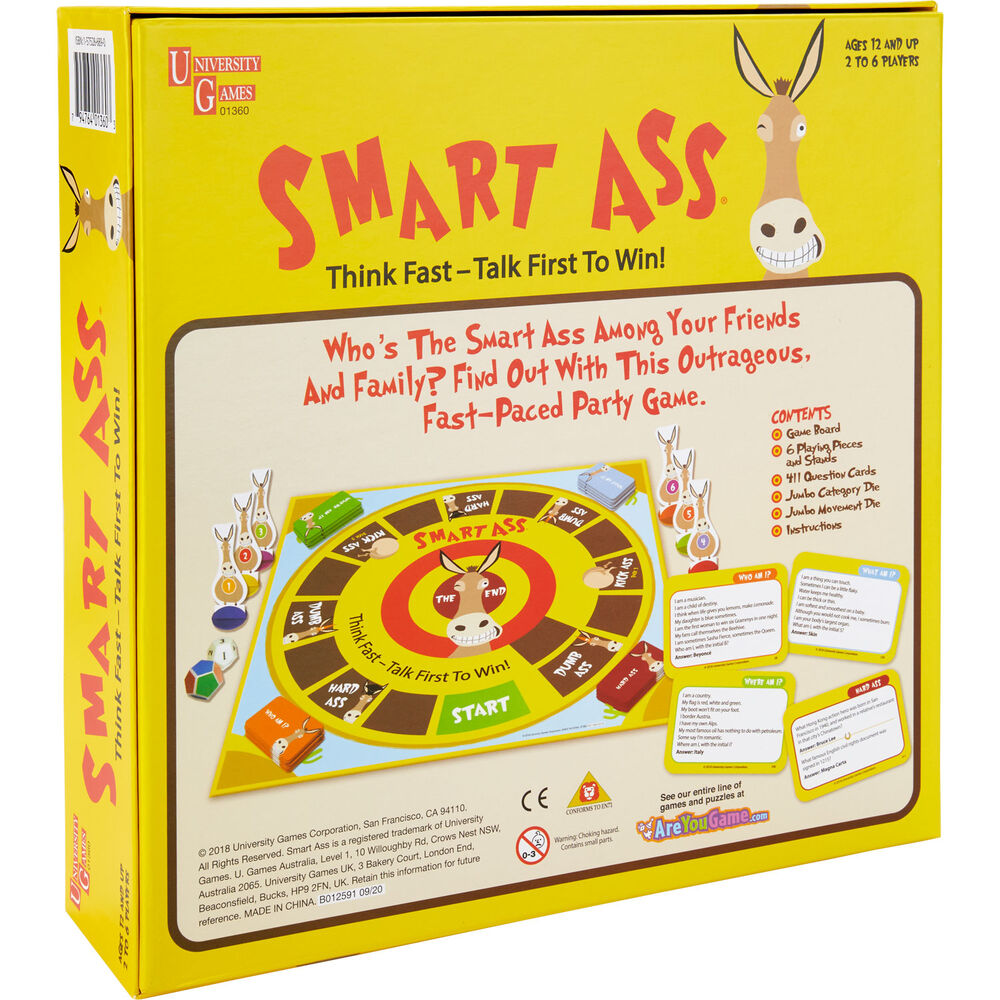 Smart Ass Board Game Main Image