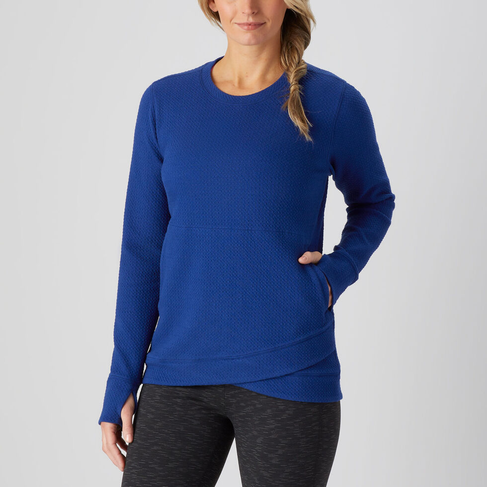 Women's Textured Jacquard Sweatshirt | Duluth Trading Company