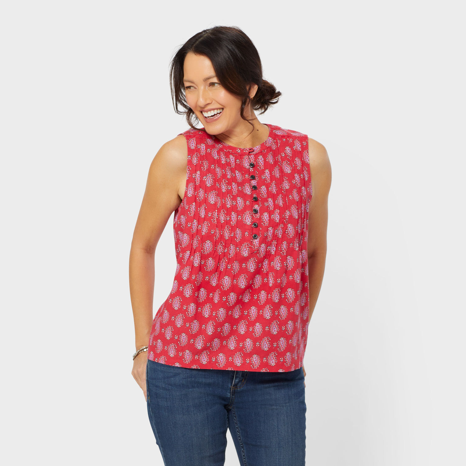 Women's Artisan Hemp Pin-Tuck Tank | Duluth Trading Company