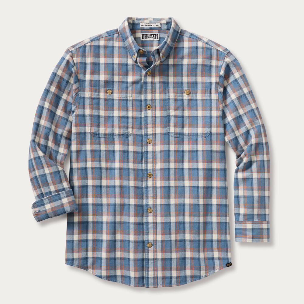Men's Free Swingin' Flannel Relaxed Fit Shirt Main Image