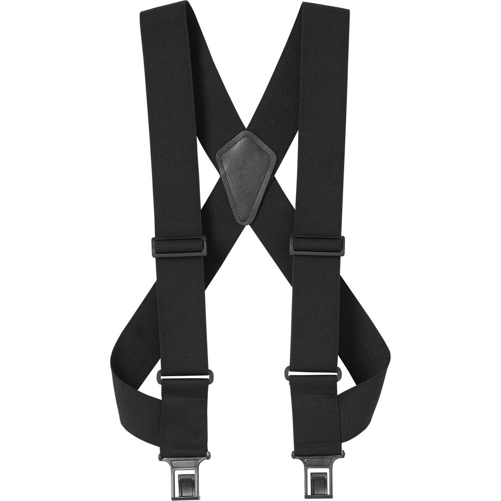 2 Big Heavy-Duty Suspender Clips With Heavy Weight Metal Jaw