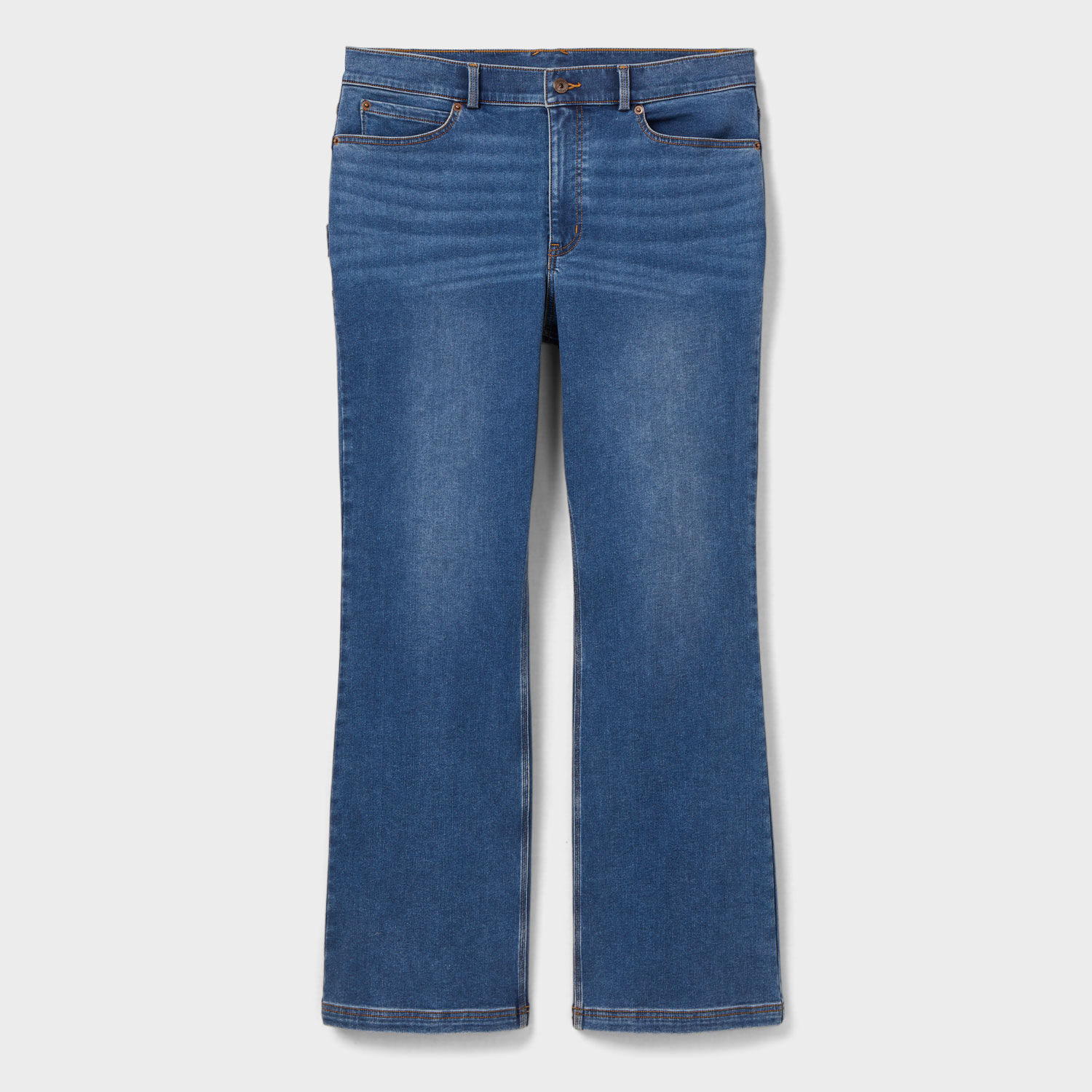 Women'S Plus Double Flex Brushed Back Bootcut Jeans by Duluth Trading