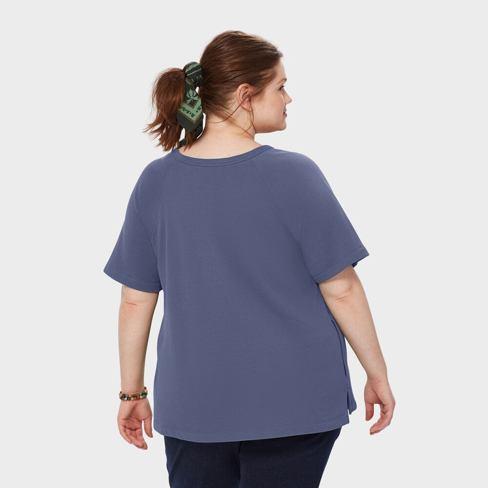 Women's Plus Canal Park Terry Short Sleeve Crewneck Main Image
